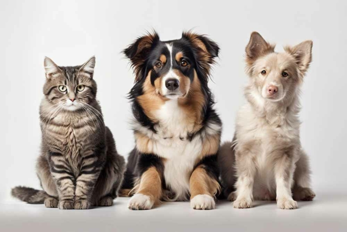 Deux chiens et un chat, ESNA.